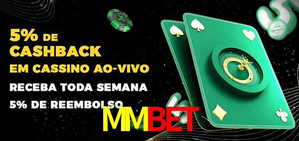 Promoções do cassino ao Vivo MMbet